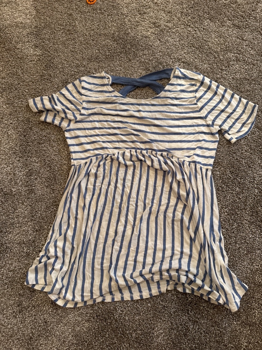 Maternity striped top